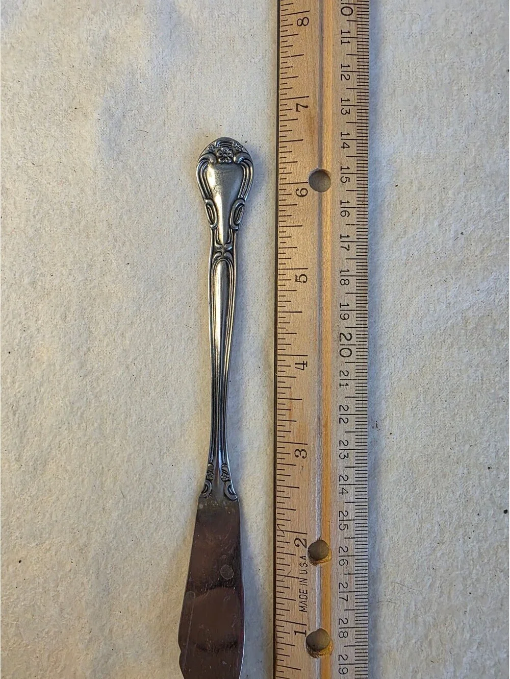 Vintage Wallace Plantation Stainless Butter Knife Spreader 6.5″ Japan